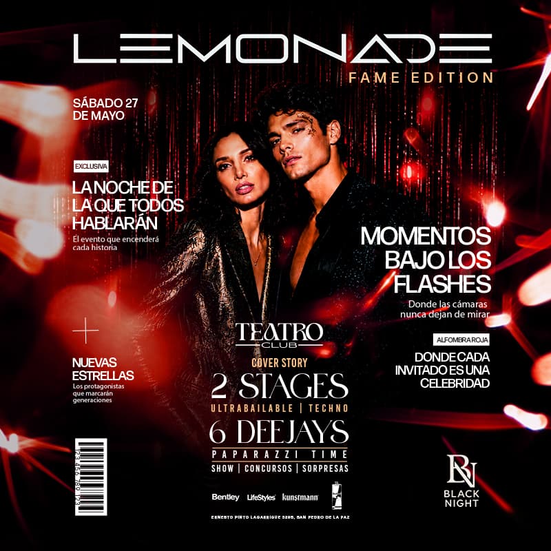 LEMONADE Fame Edition: alfombra roja, flashes y dos stages